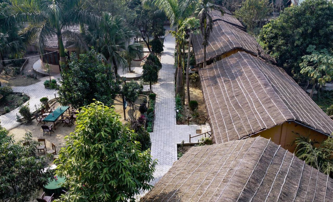 Eden jungle resort Sauraha Exterior foto